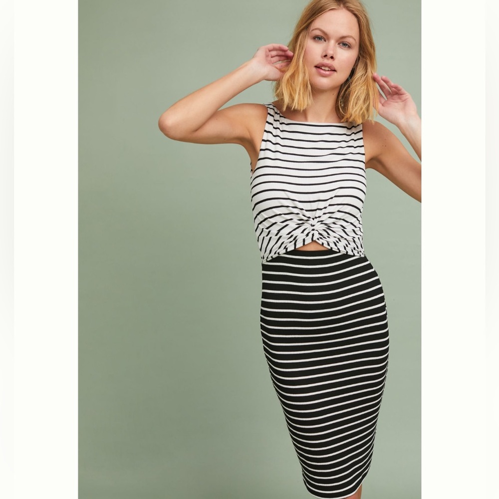 Bailey 44 Rabbit Hole Dress in Black and White